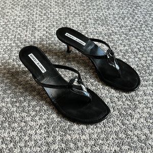 Black Manolo Blahnik Sandals